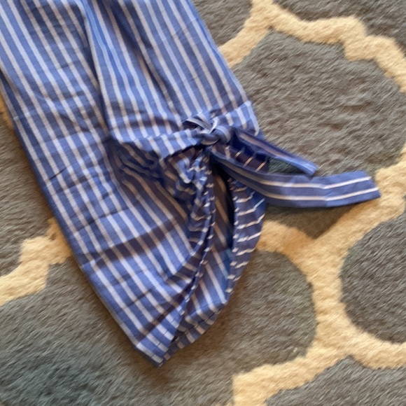 J. McLaughlin off the shoulder striped top size large - Picture 3 of 7